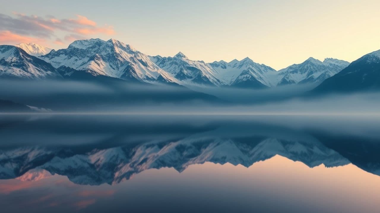 Meditative Mountain Lake