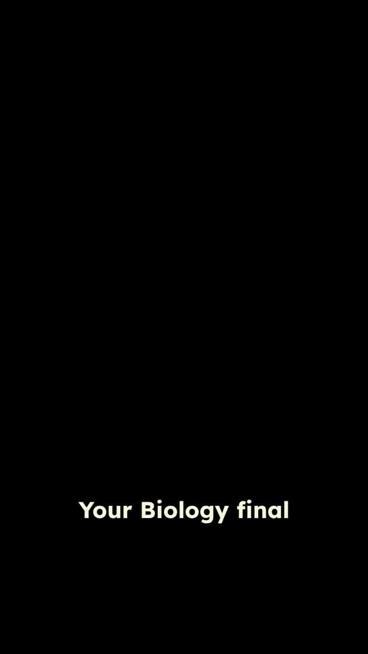 Biology Final Basics Review