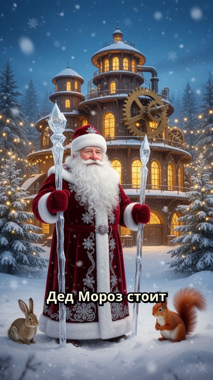 Поздравление Деда Мороза Саше