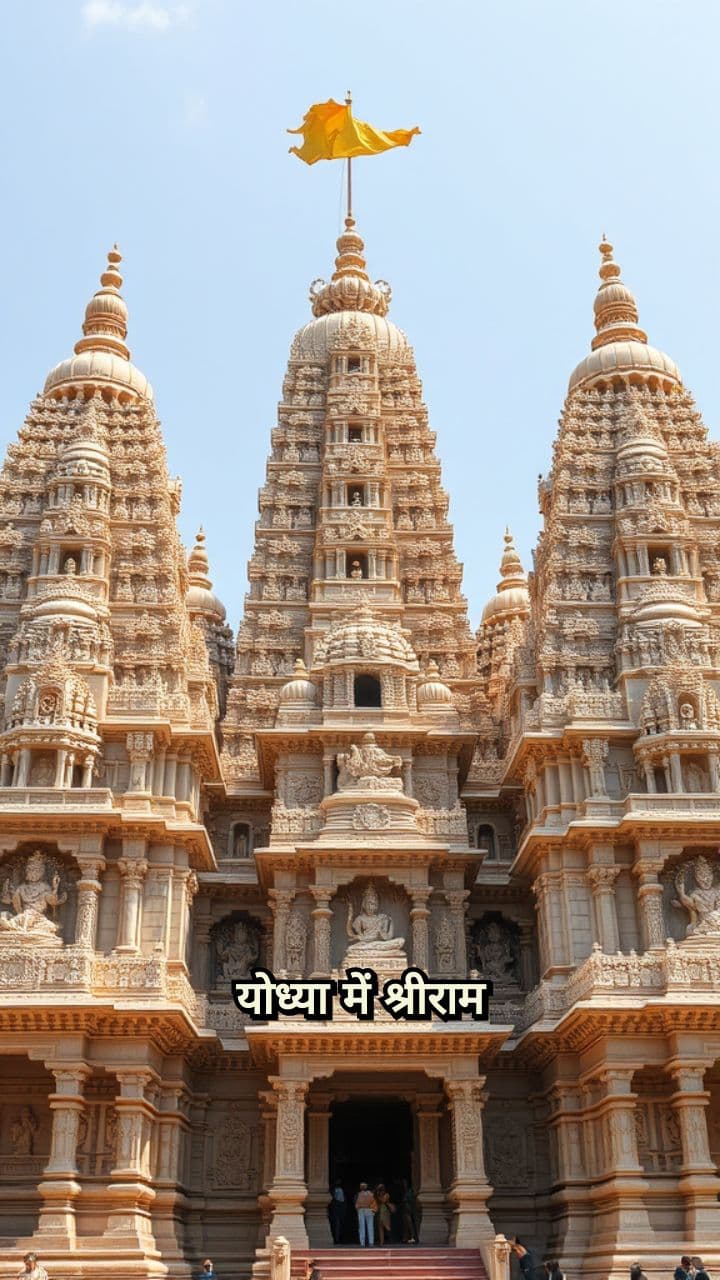 राम मंदिर का भव्य उद्घाटन