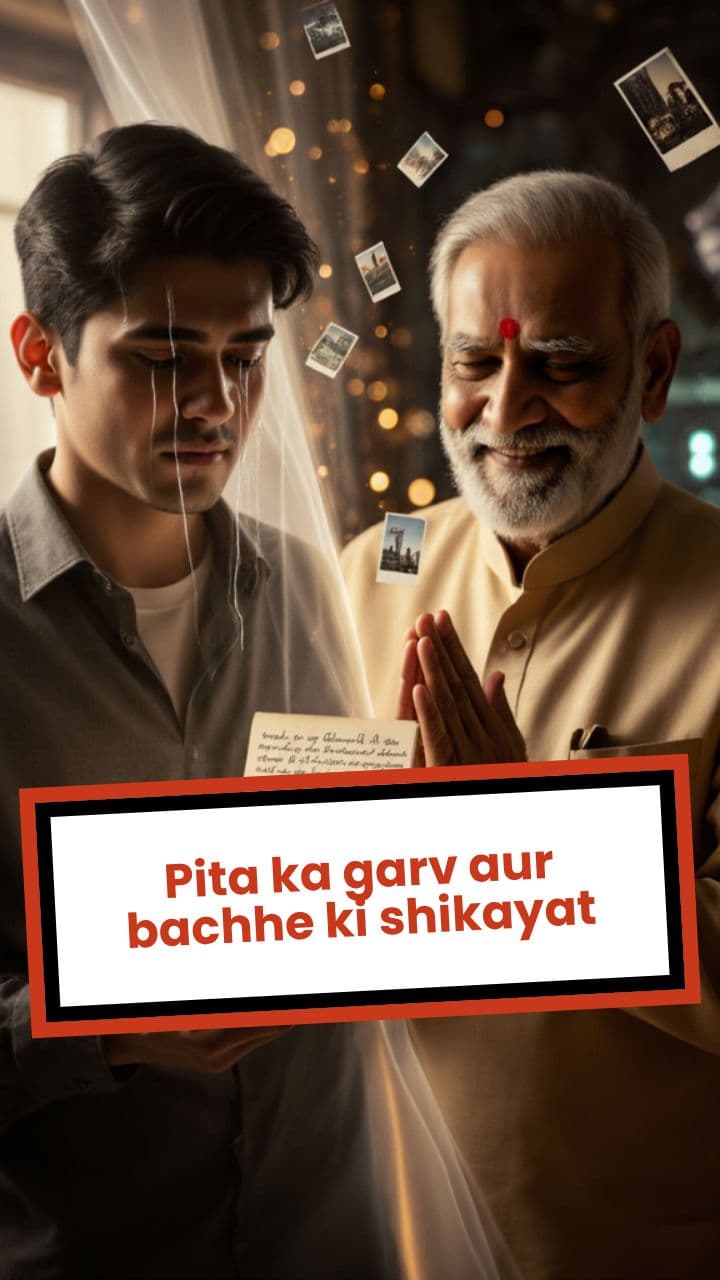 Pita ka garv aur bachhe ki shikayat