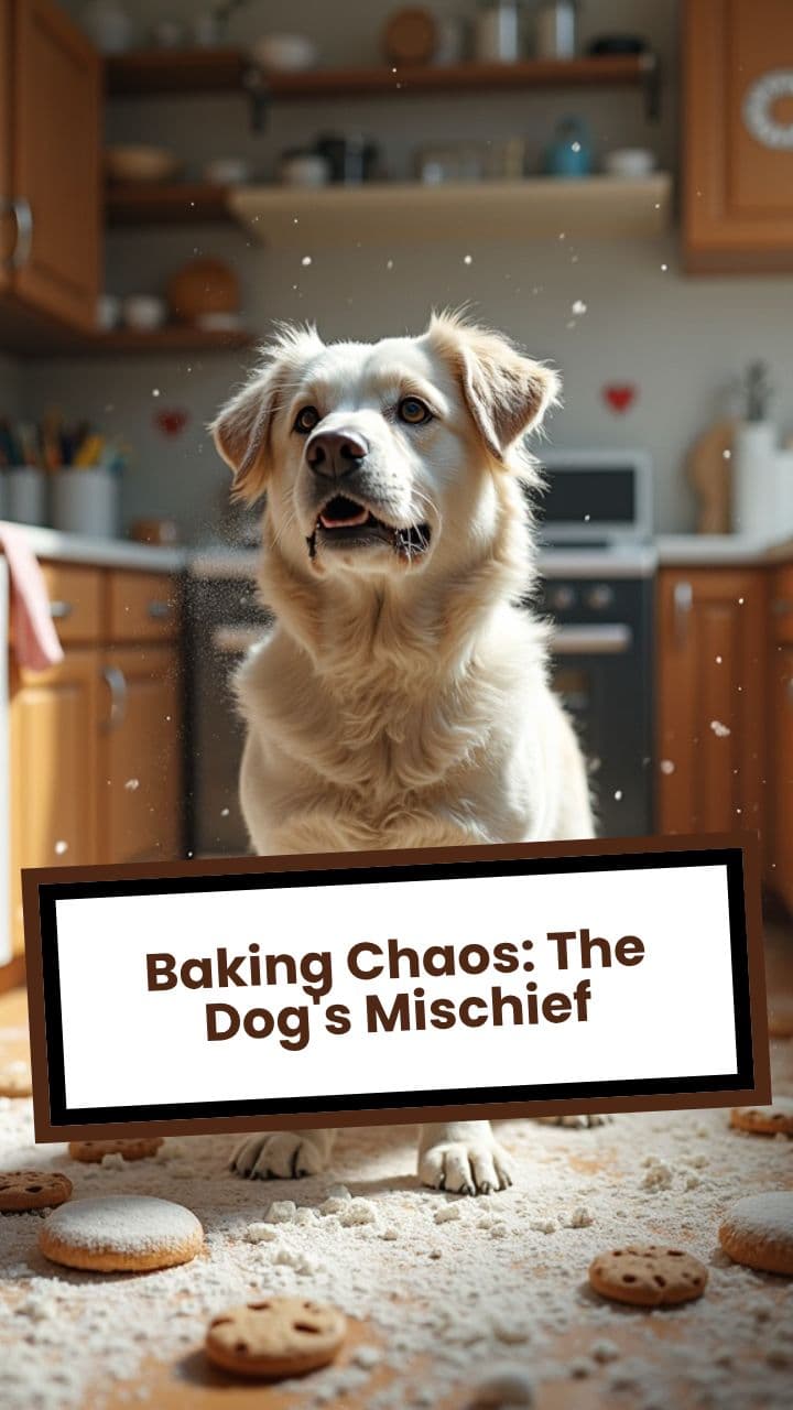 Baking Chaos: The Dog's Mischief