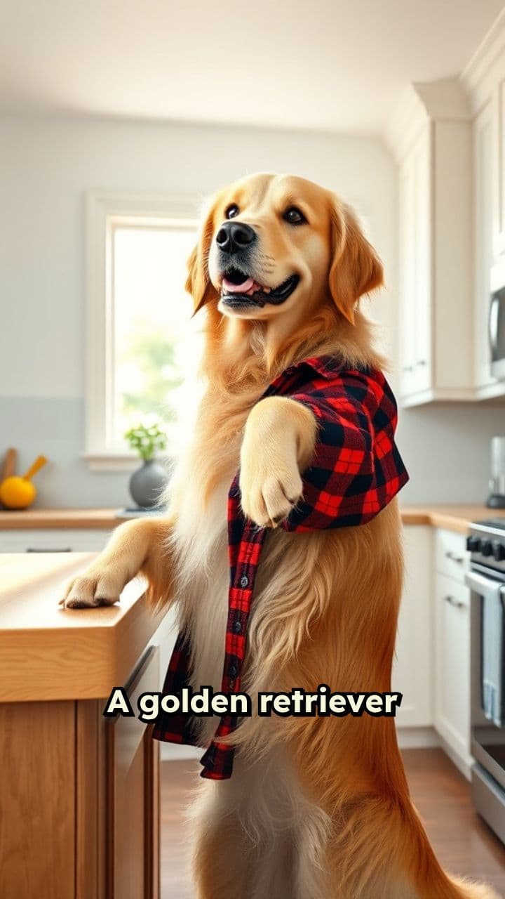 Pancake Cooking Canine Chef