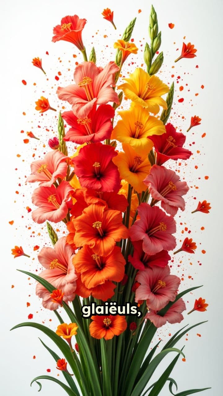 Gladioli Showcase with Dynamic Transitions