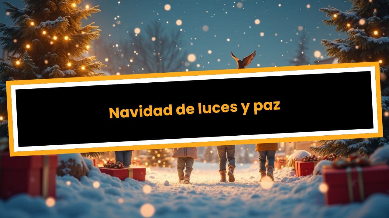 Navidad de luces y paz
