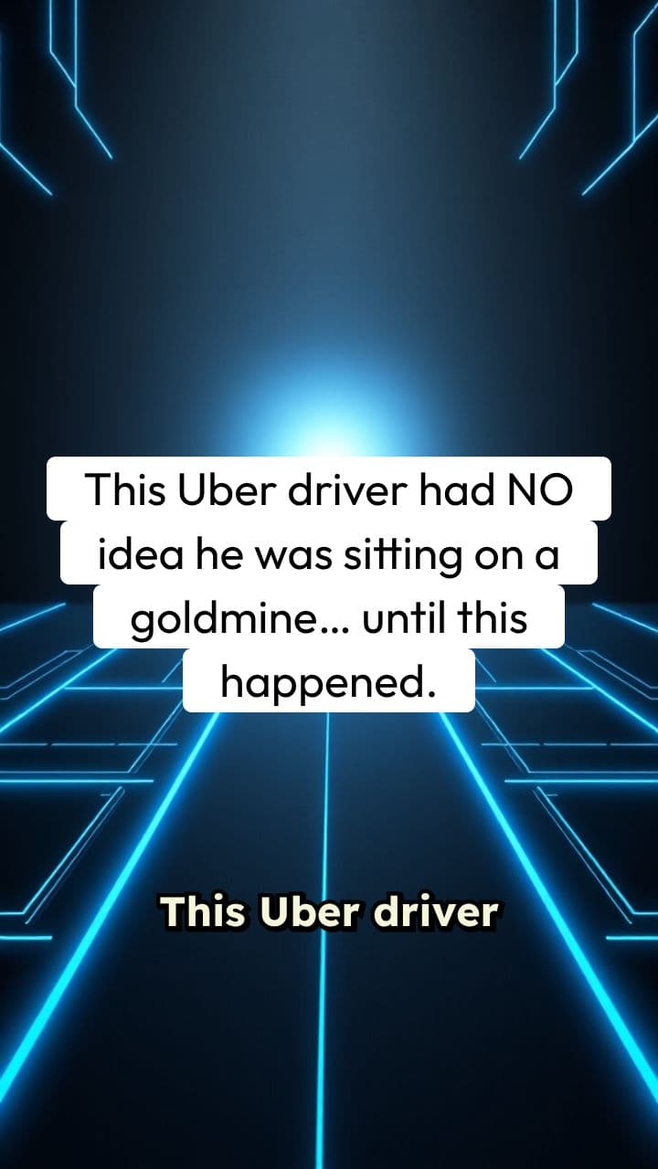 The AI Goldmine Uber Driver