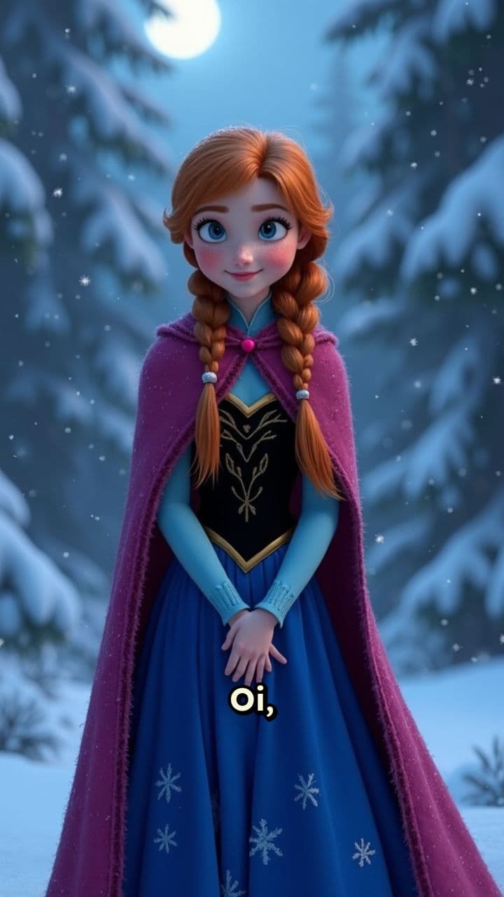 Mensagem da Princesa Ana para Bruna