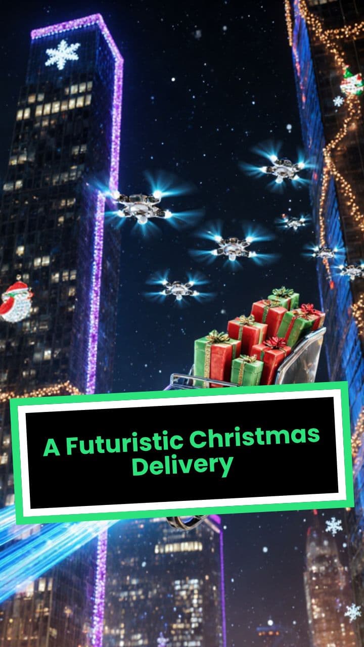 A Futuristic Christmas Delivery