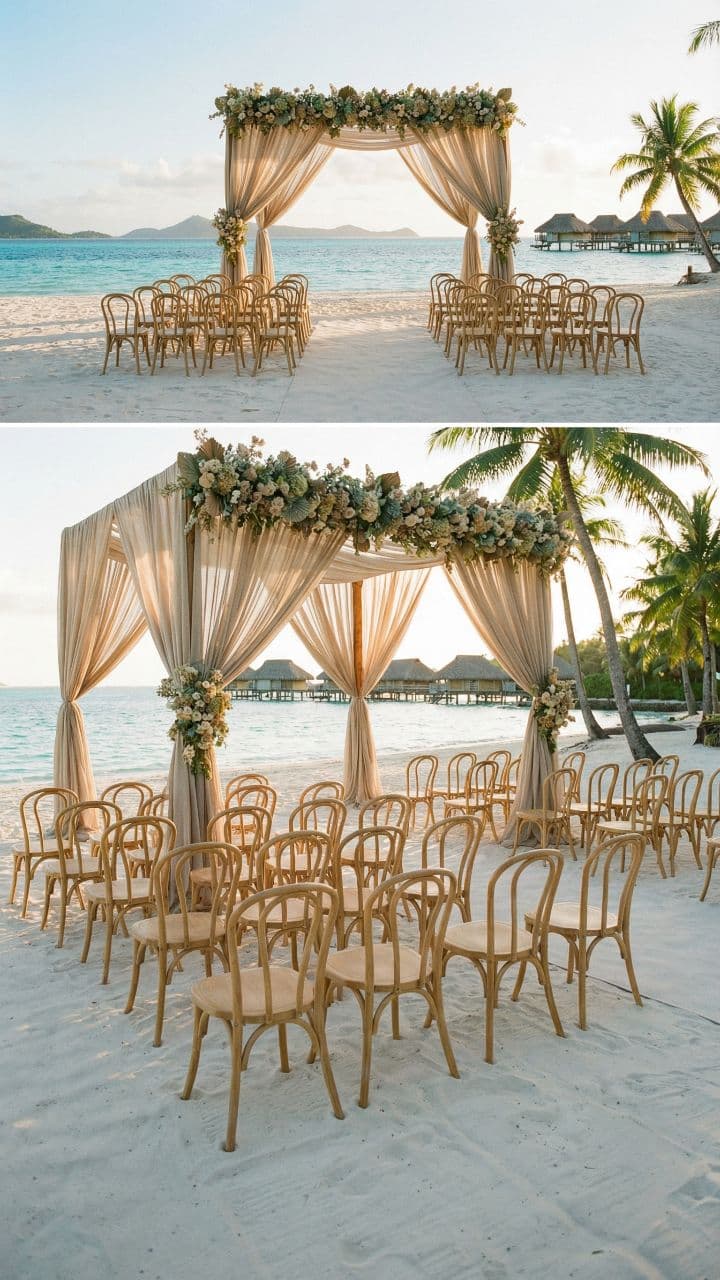 Bora Bora Dream Wedding Setup