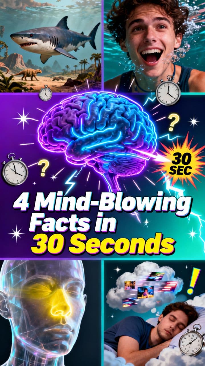 4 Mind-Blowing Facts in 30 Seconds