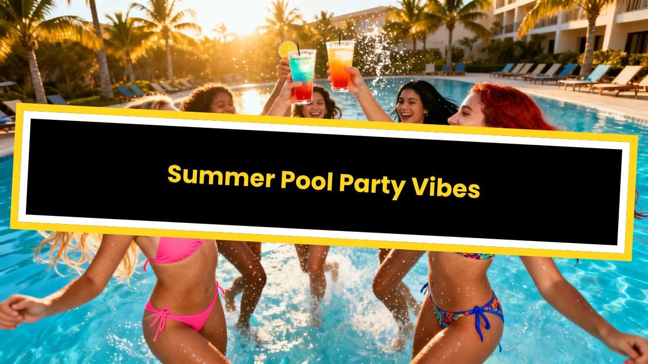 Summer Pool Party Vibes