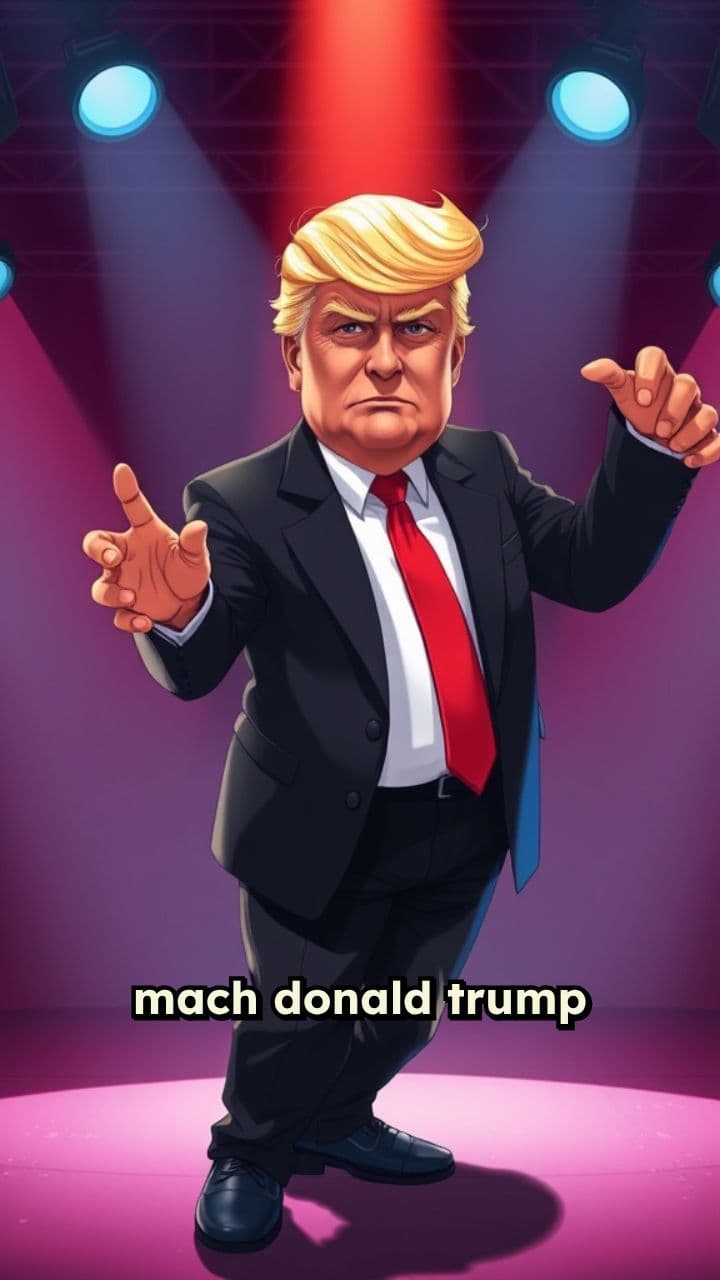 Trump macht Fortnite Default Dance