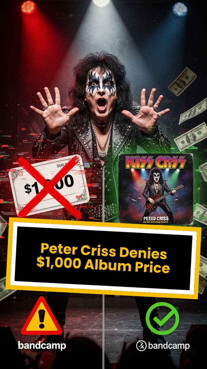Peter Criss Denies $1,000 Album Price