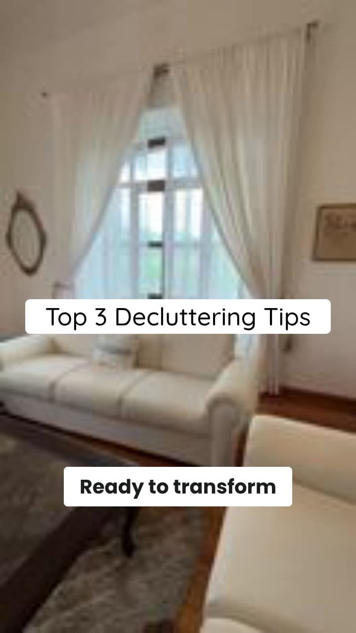 Top Three Ways to Declutter