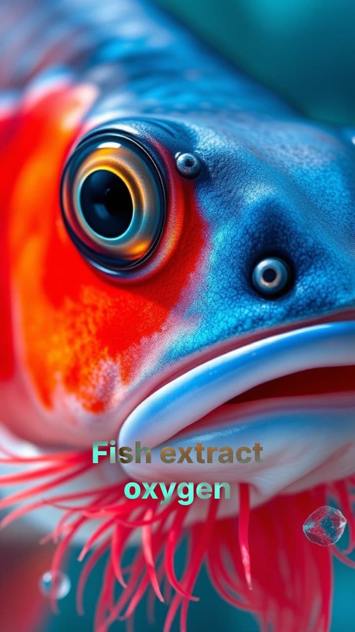 Efficient Oxygen Extraction in Fish Gills