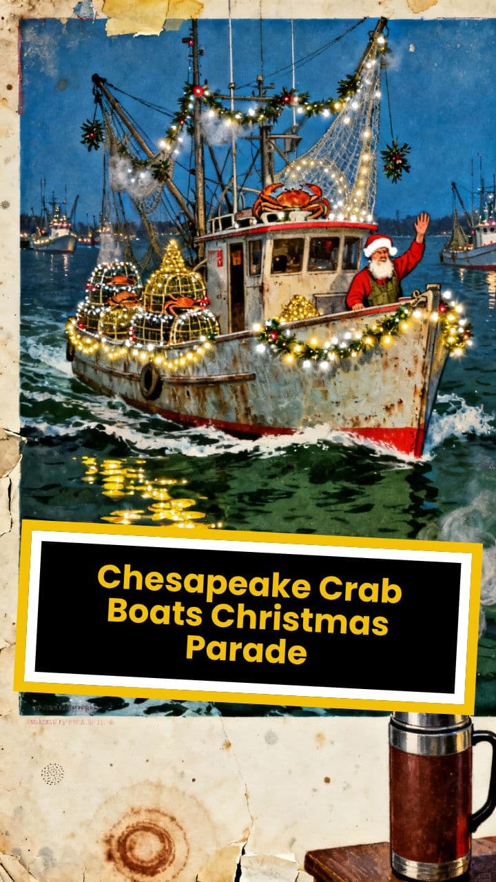 Chesapeake Crab Boats Christmas Parade