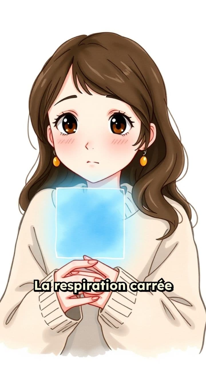 Respiration carrée pour apaiser l'anxiété