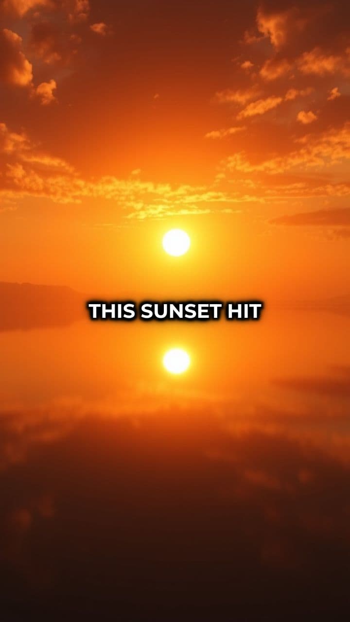 Explosive Golden Sunset