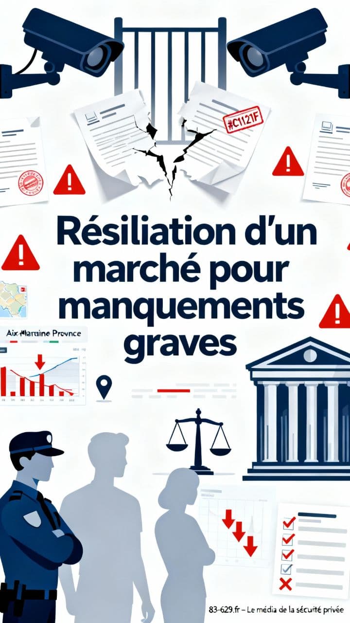 Résiliation d’un marché pour manquements graves