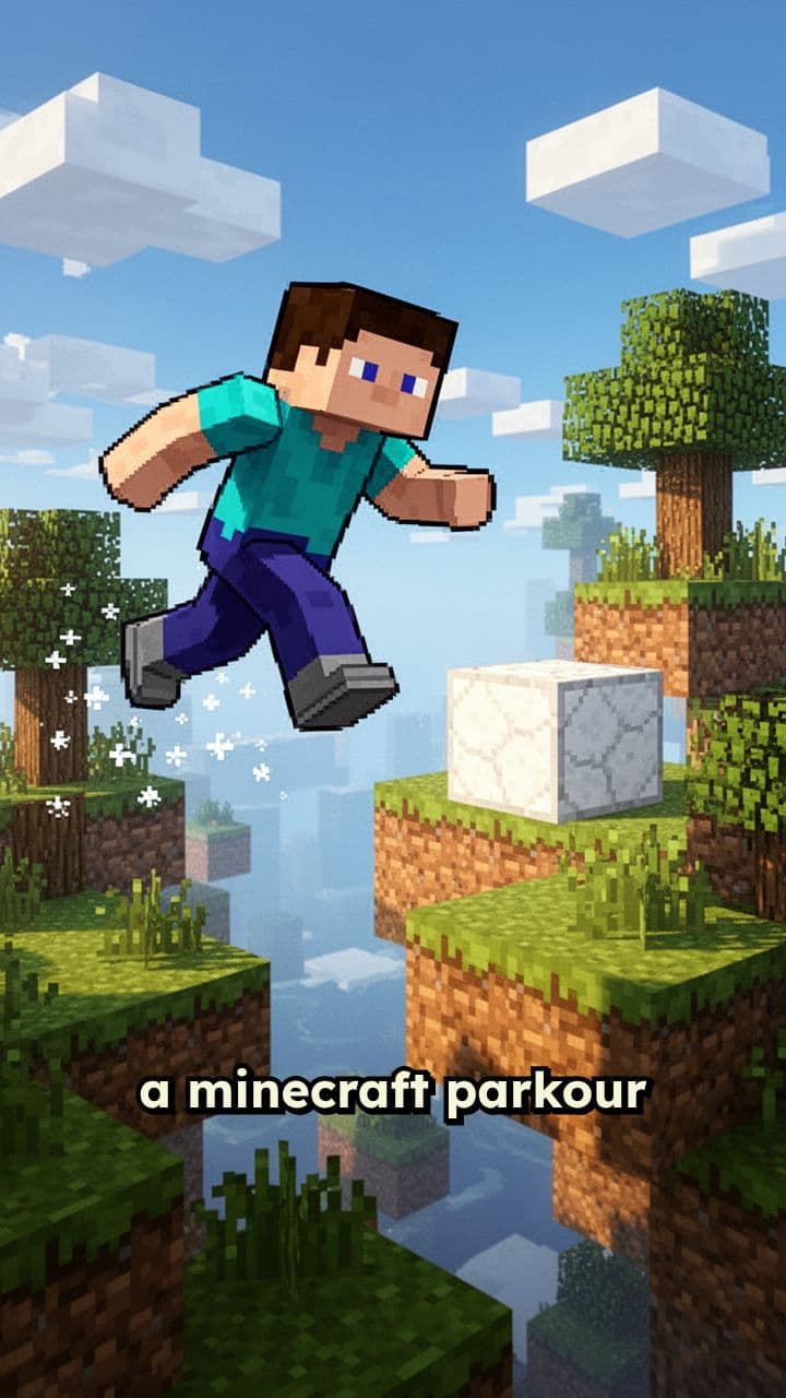 Viral Minecraft Parkour Speedrun Challenge