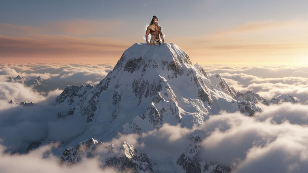 The Silent Meditator of the Himalayas