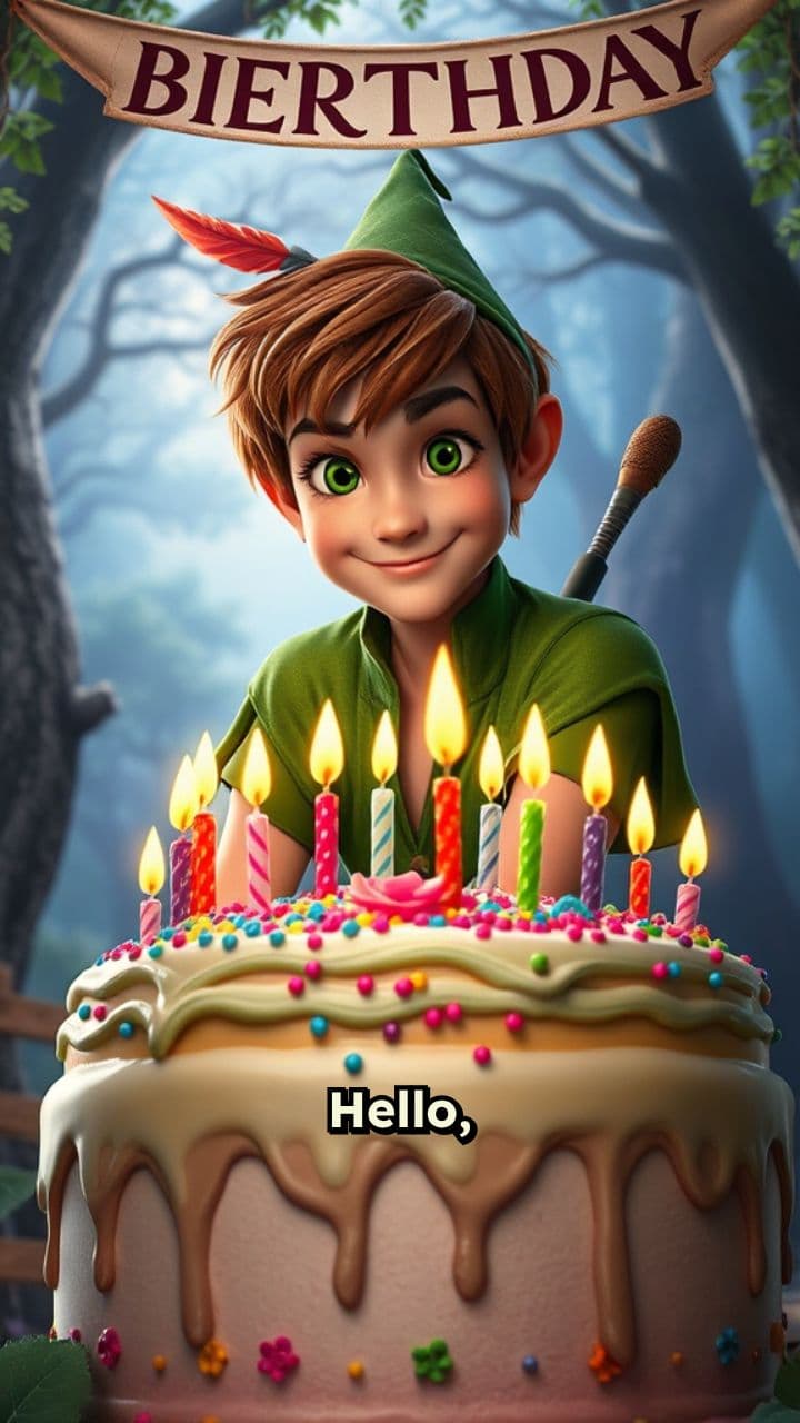 Peter Pan's Birthday Wish for Lou