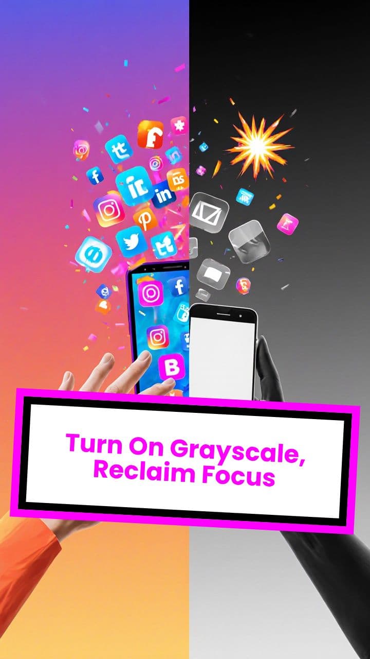 Turn On Grayscale, Reclaim Focus