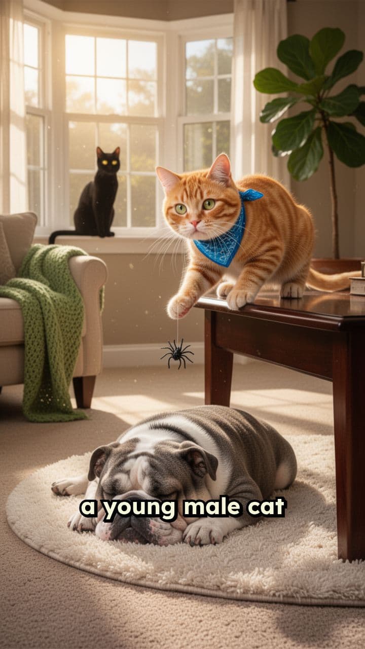 Mischievous Cat's Prank-Filled Day