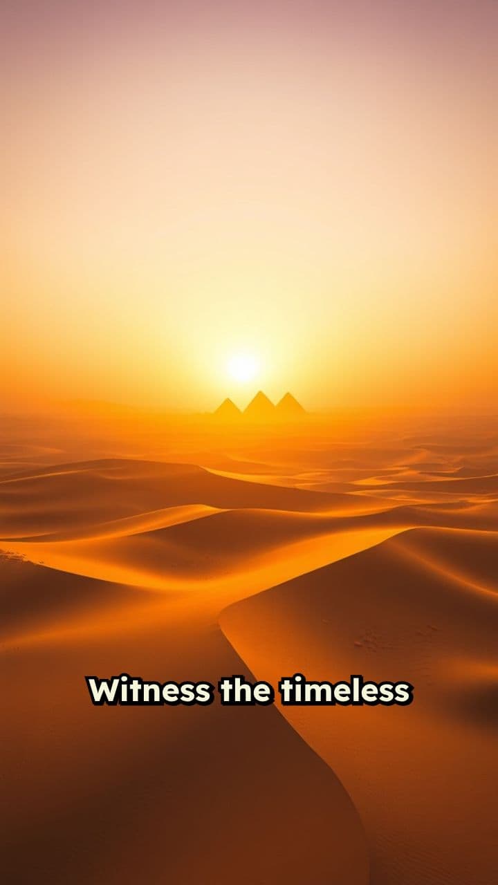 Giza Pyramids: Echoes of Eternity