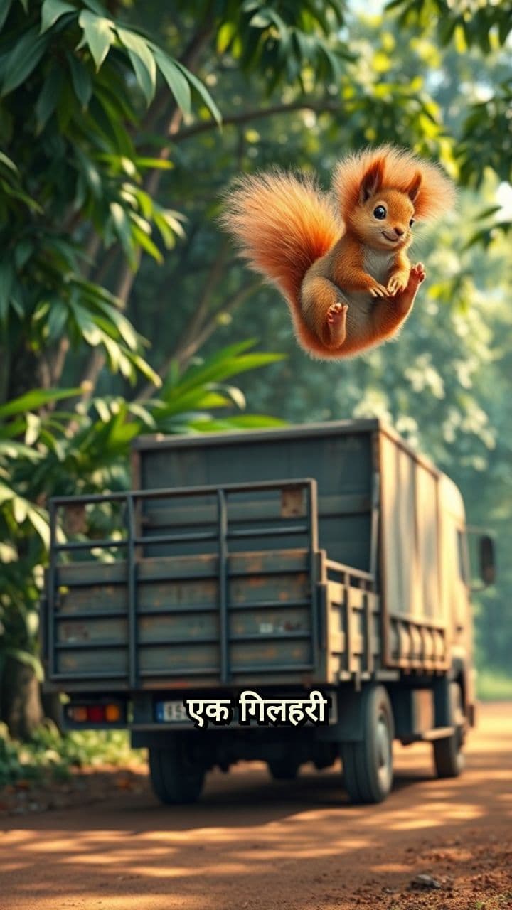 गिलहरी की सोने की कहानी