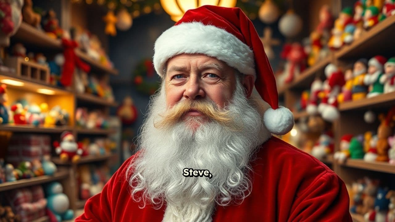 Santa's Stern Warning