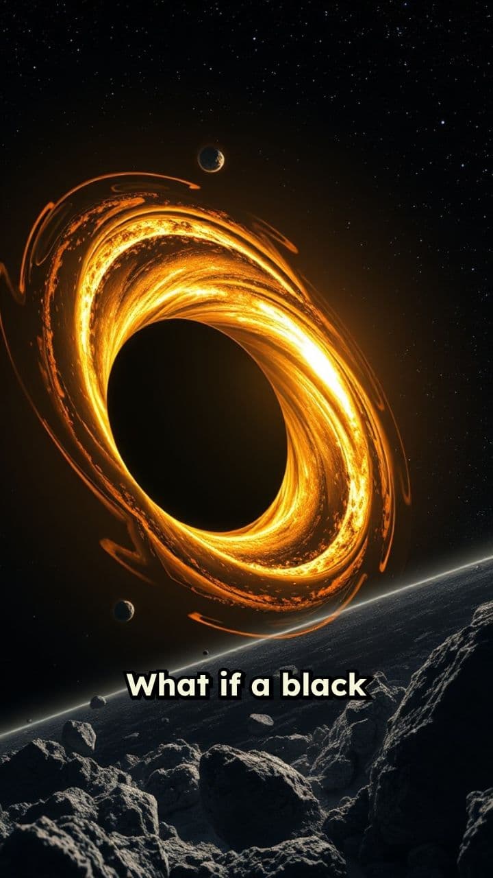 A Black Hole in Our Solar System