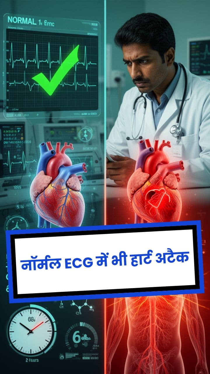 नॉर्मल ECG में भी हार्ट अटैक