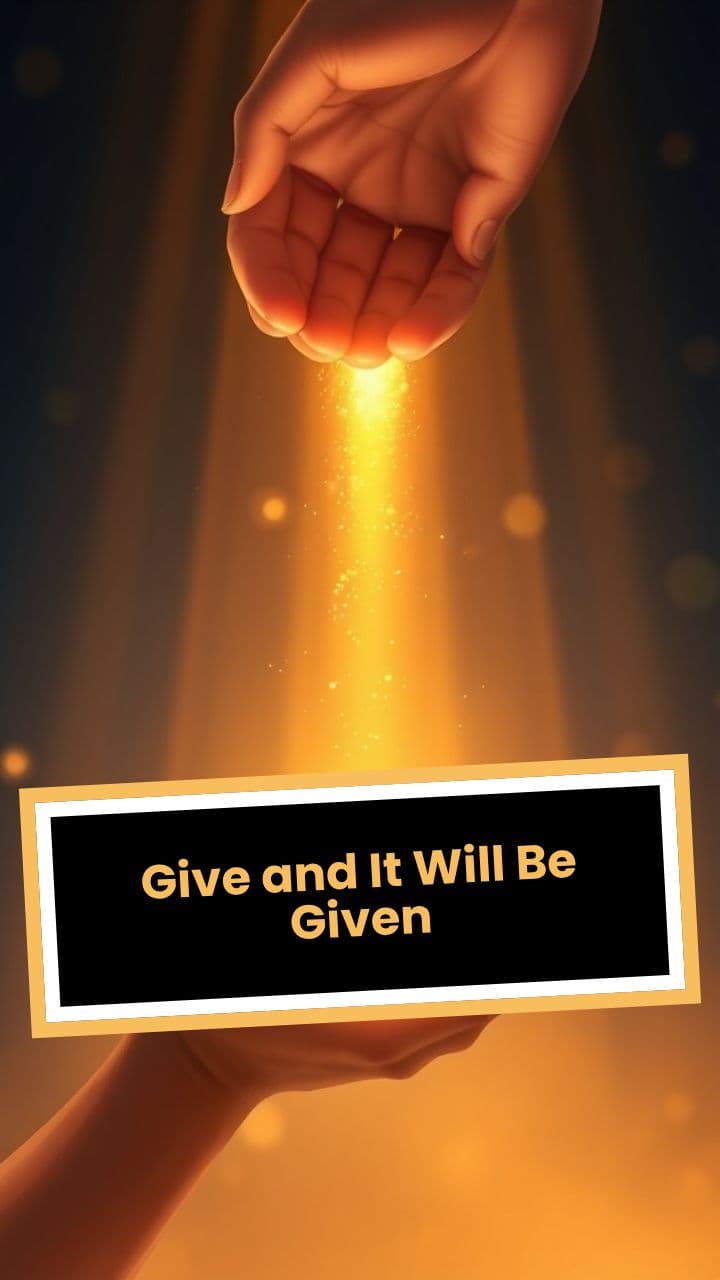 Give and It Will Be Given