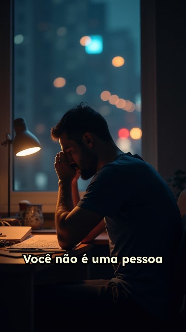 Exaustão, não ansiedade