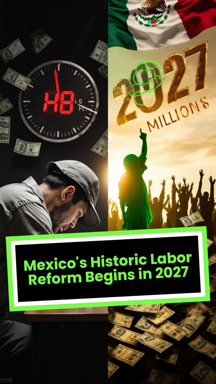 Mexico's Historic Labor Reform Begins in 2027
