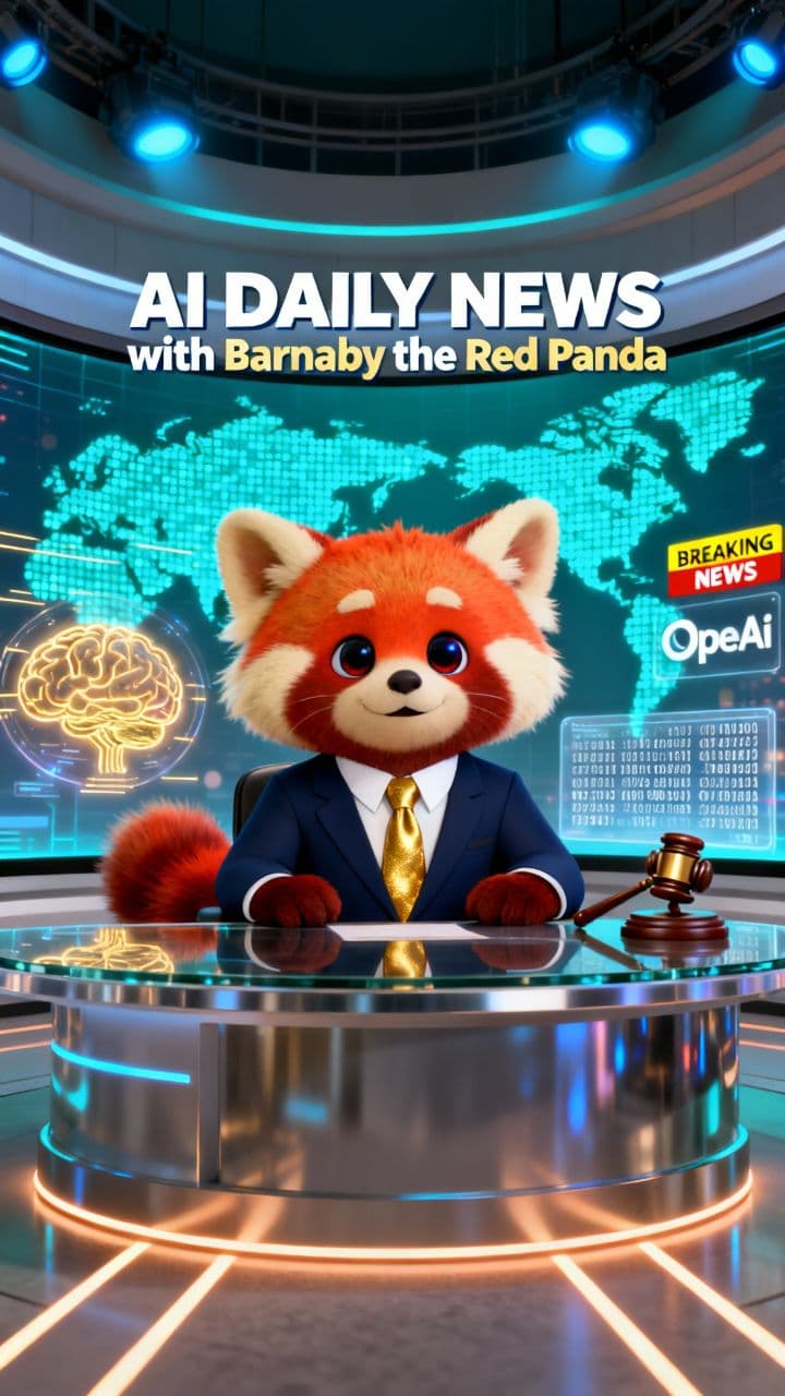 AI Daily News with Barnaby the Red Panda