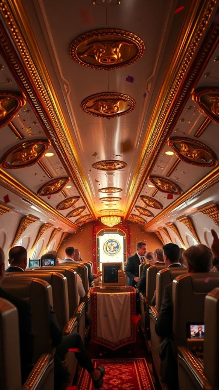 Quiet Piggy on Oink Force One