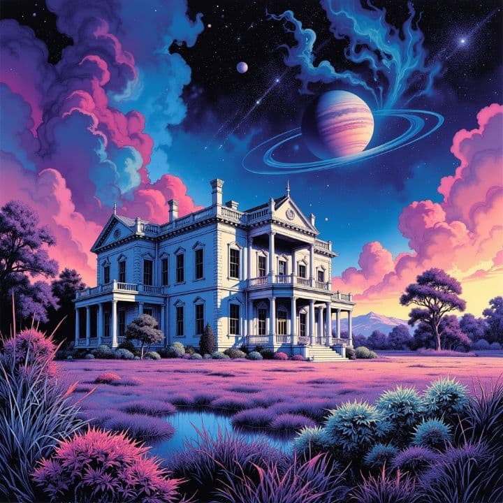 Cosmic Mansion in a Field