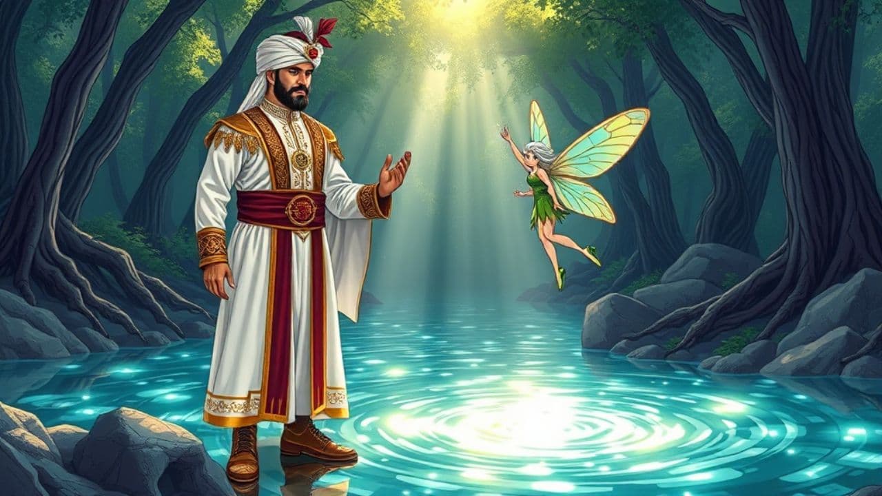 जादुई पानी और परी की मुक्ति