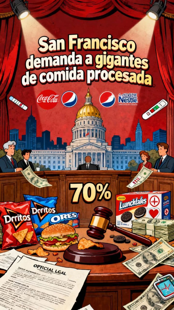 San Francisco demanda a gigantes de comida procesada