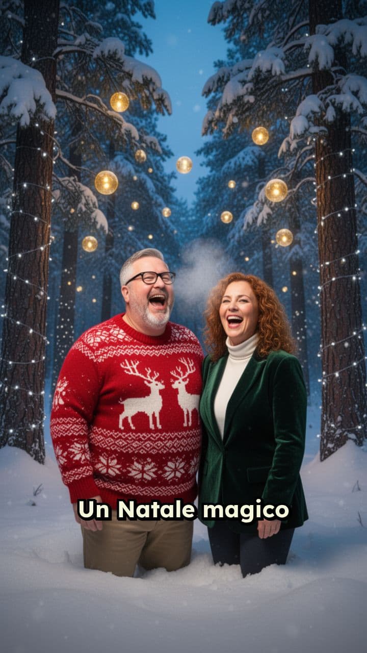 Natale magico e risate nel bosco incantato