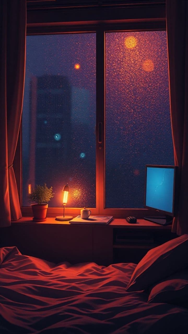 Lofi Anime Rainy Night
