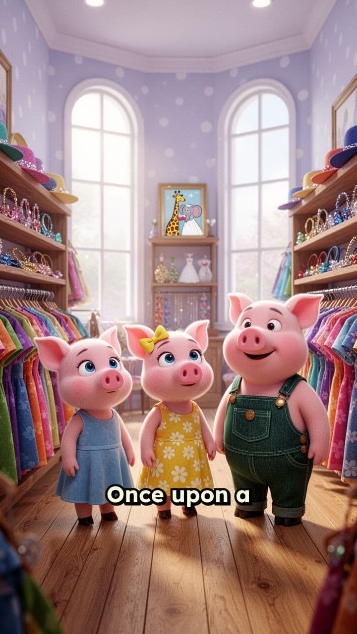 The Fashionable Pigs and the Unwanted Wolf