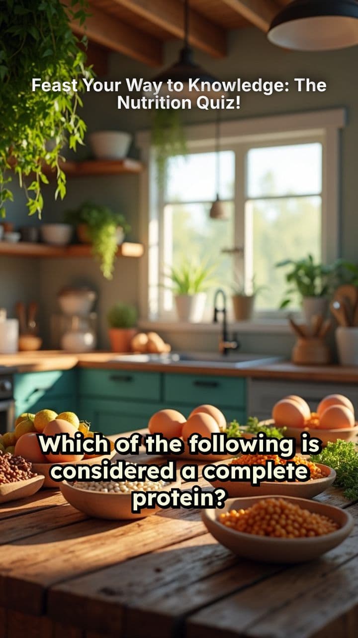 Feast Your Way to Knowledge: The Nutrition Quiz!