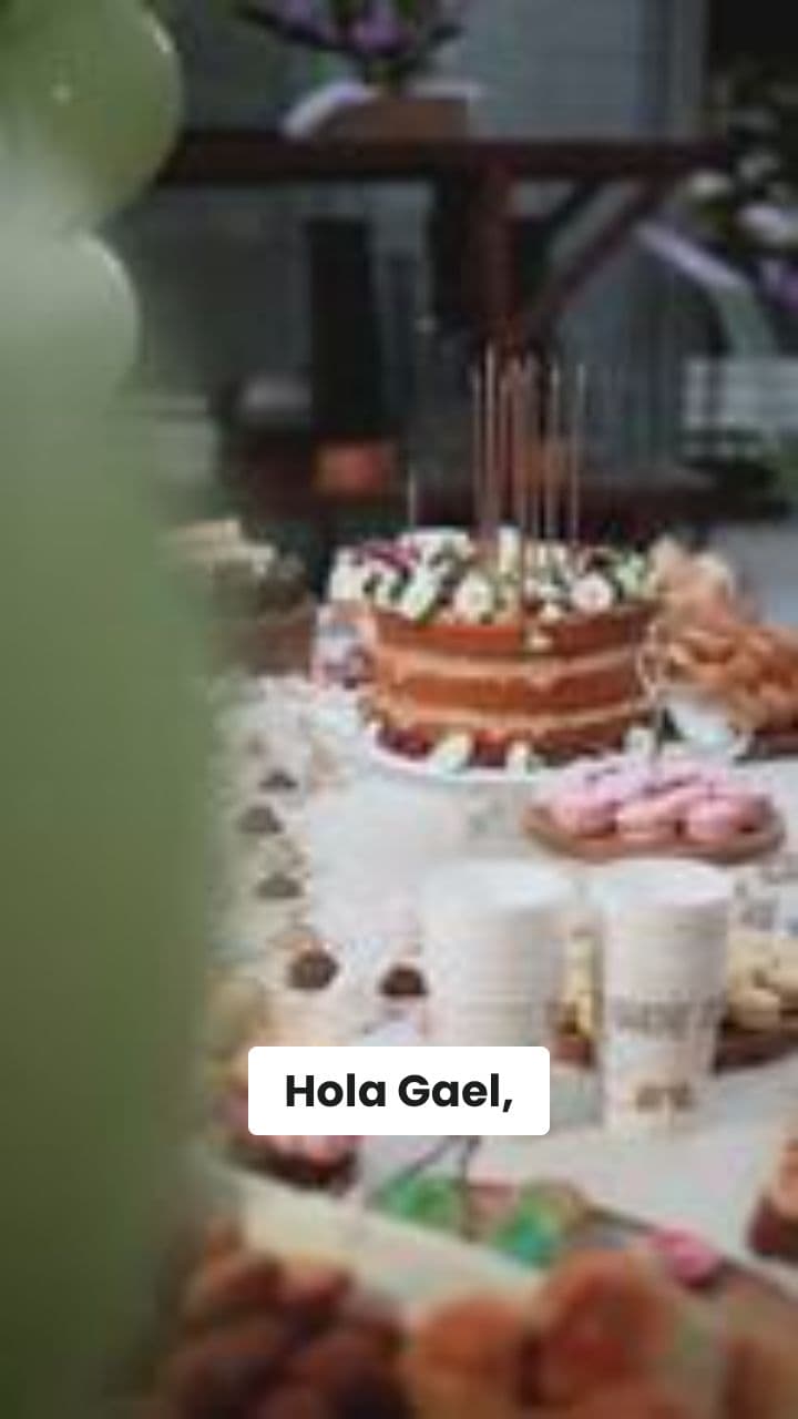 Saludo de Cumpleaños de Lionel Messi para Gael