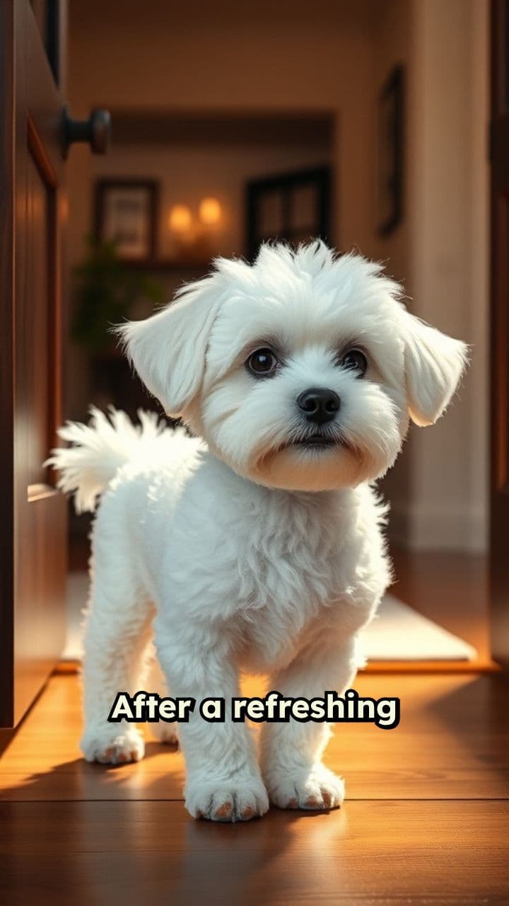 A Bichon's Pamper Routine