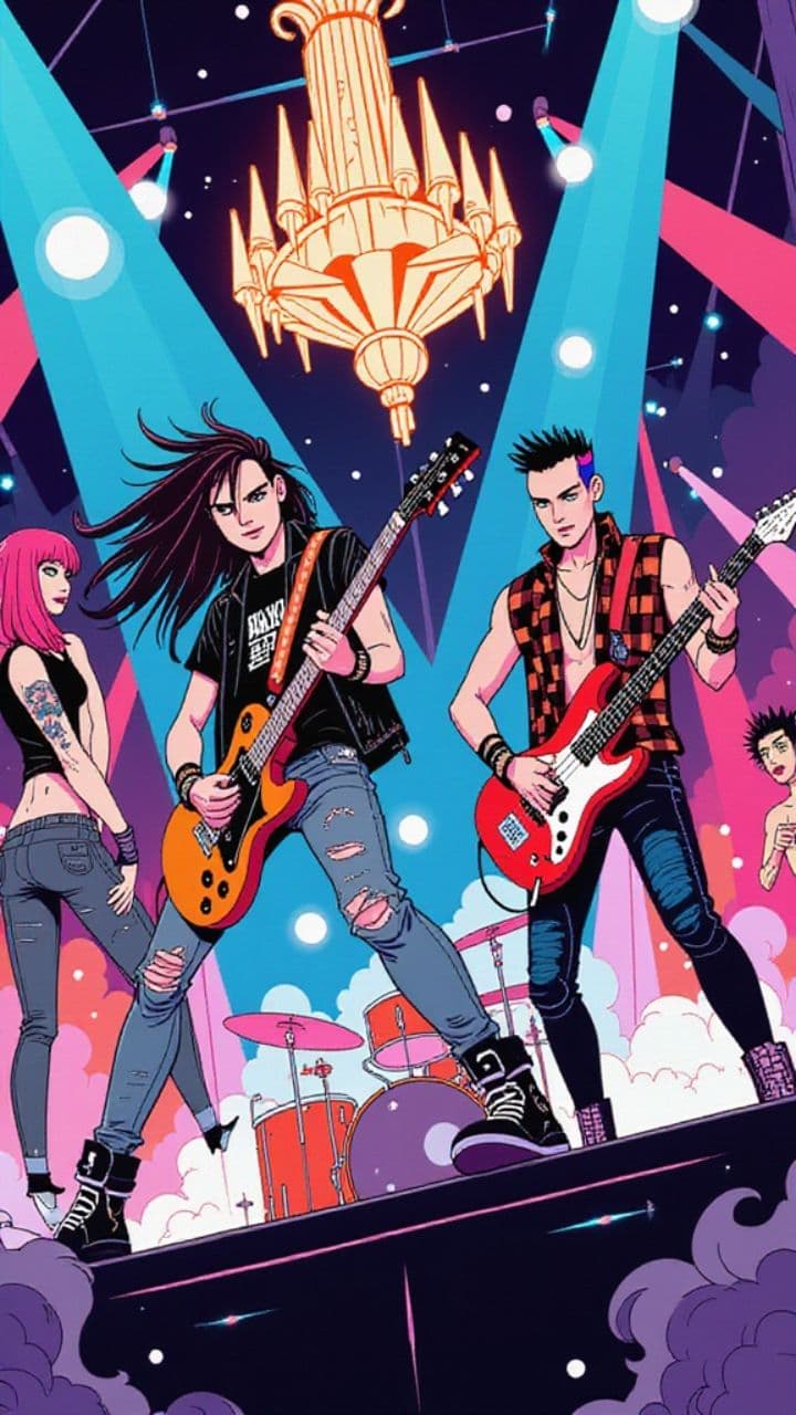 Neon Punk Energy Unleashed