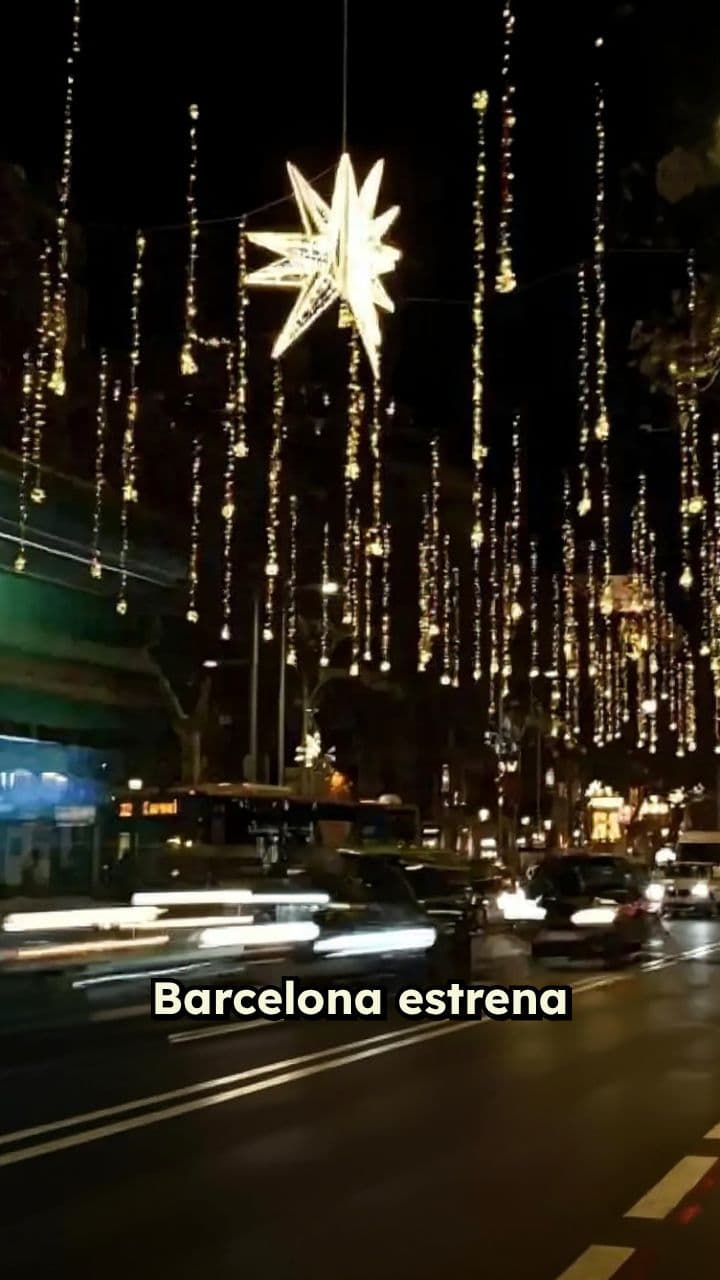Luces de Navidad en Barcelona 2025