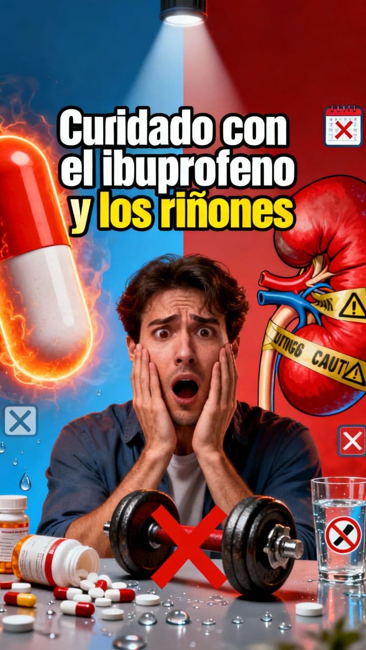 Cuidado con el ibuprofeno y los riñones